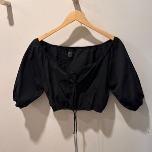 F21 Cropped top with ties